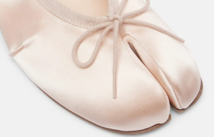 Shoe Of The Week: Maison Margiela Satin Tabi Ballet Flats
