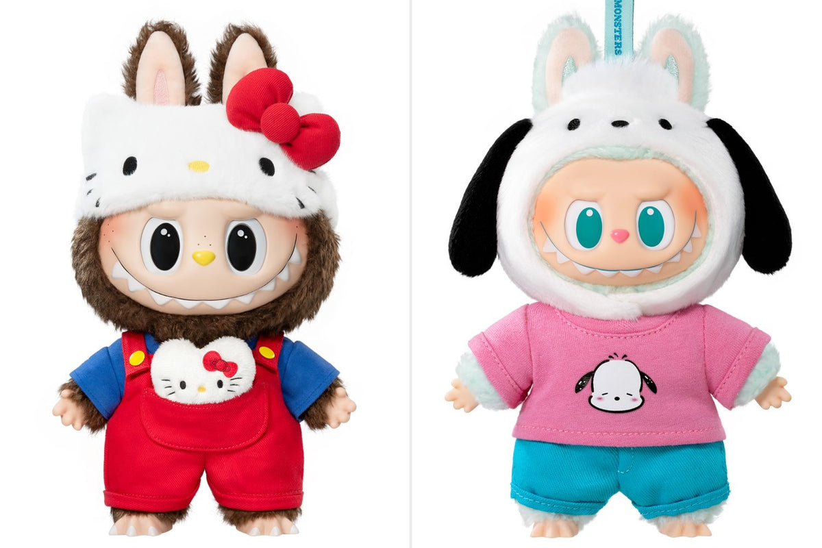 Sanrio x Labubu Hello Kitty and Friends collectible plush figures