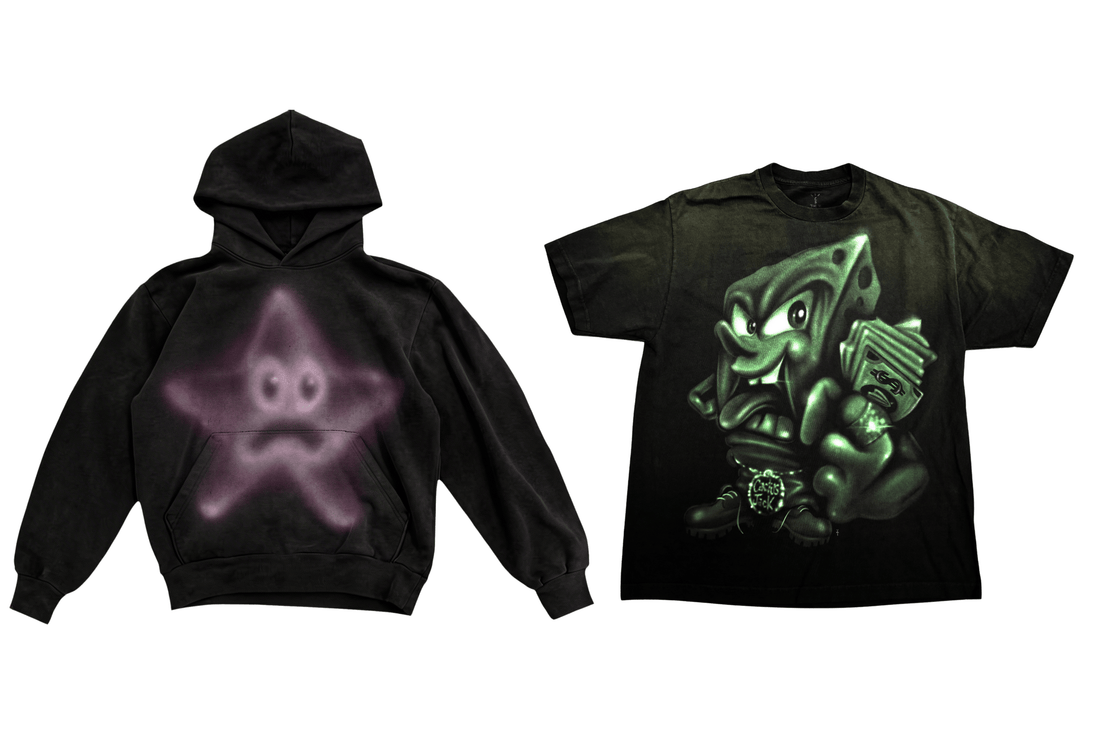 travis spongebob hoodie and t-shirt