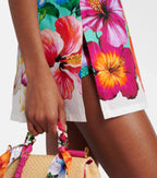 Dolce & Gabbana Floral Cotton Minidress – Multicolour