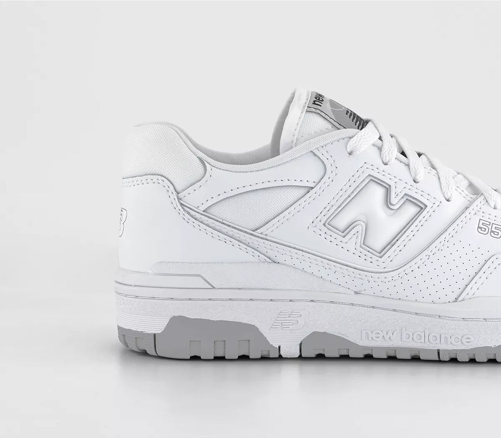 New Balance BB550 Trainers White Grey