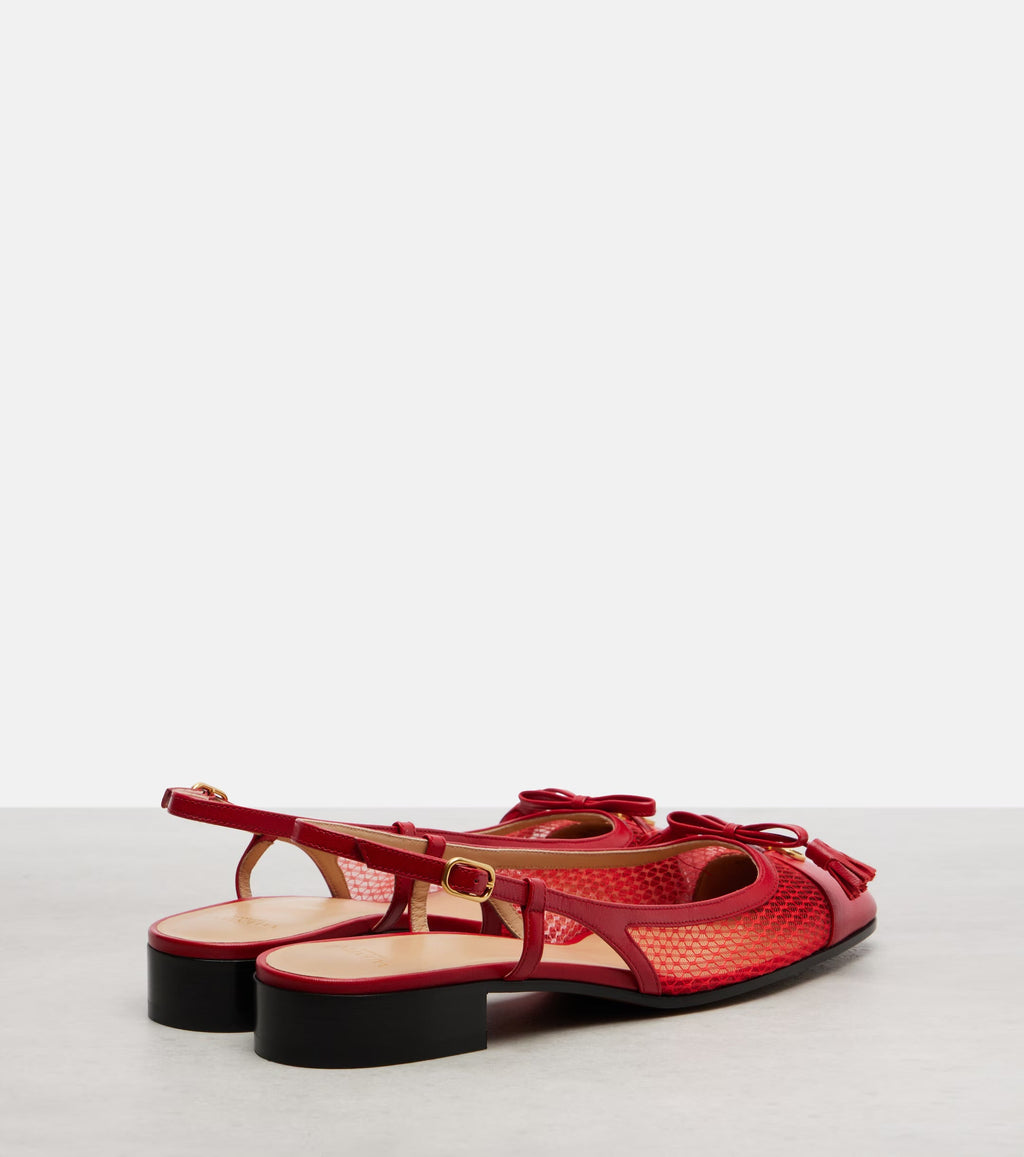 Valentino Garavani Valet Du Roi Slingback Flats