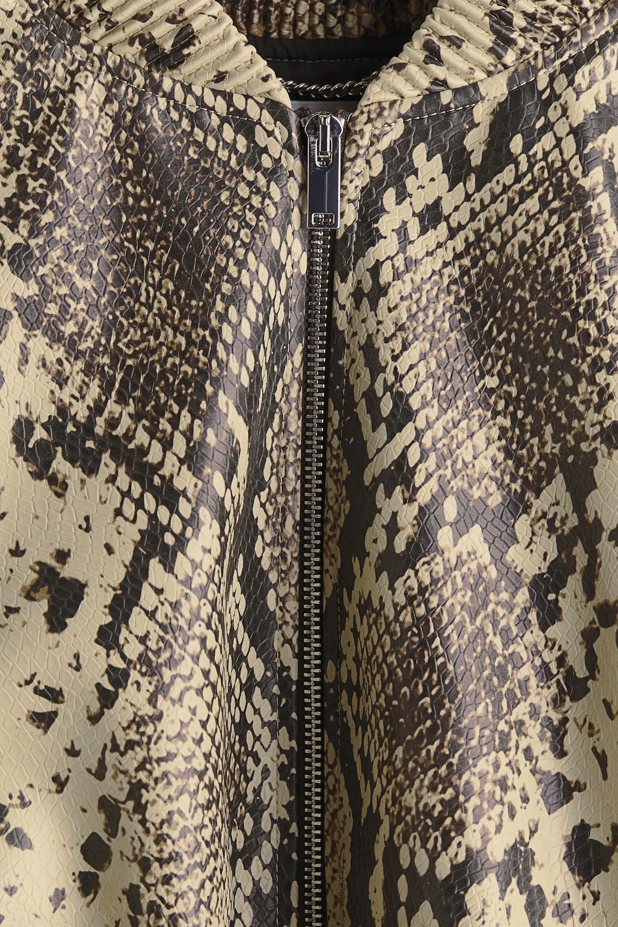 Stella McCartney x H&M Snakeskin-Print Bomber Jacket