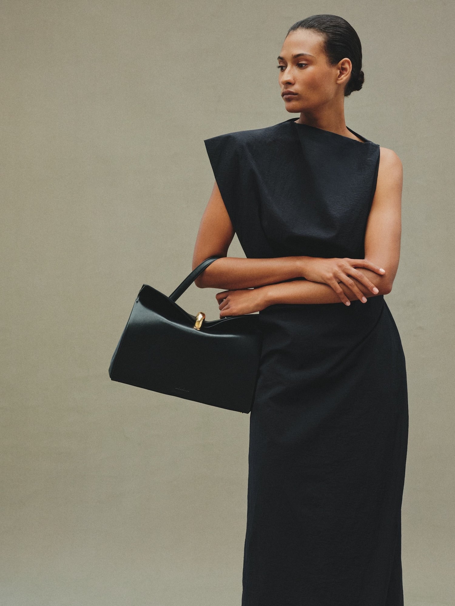 Valerie Fold Leather Handbag