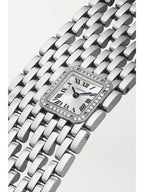 Panthère de Cartier Manchette 40mm 18-Karat White Gold and Diamond Watch