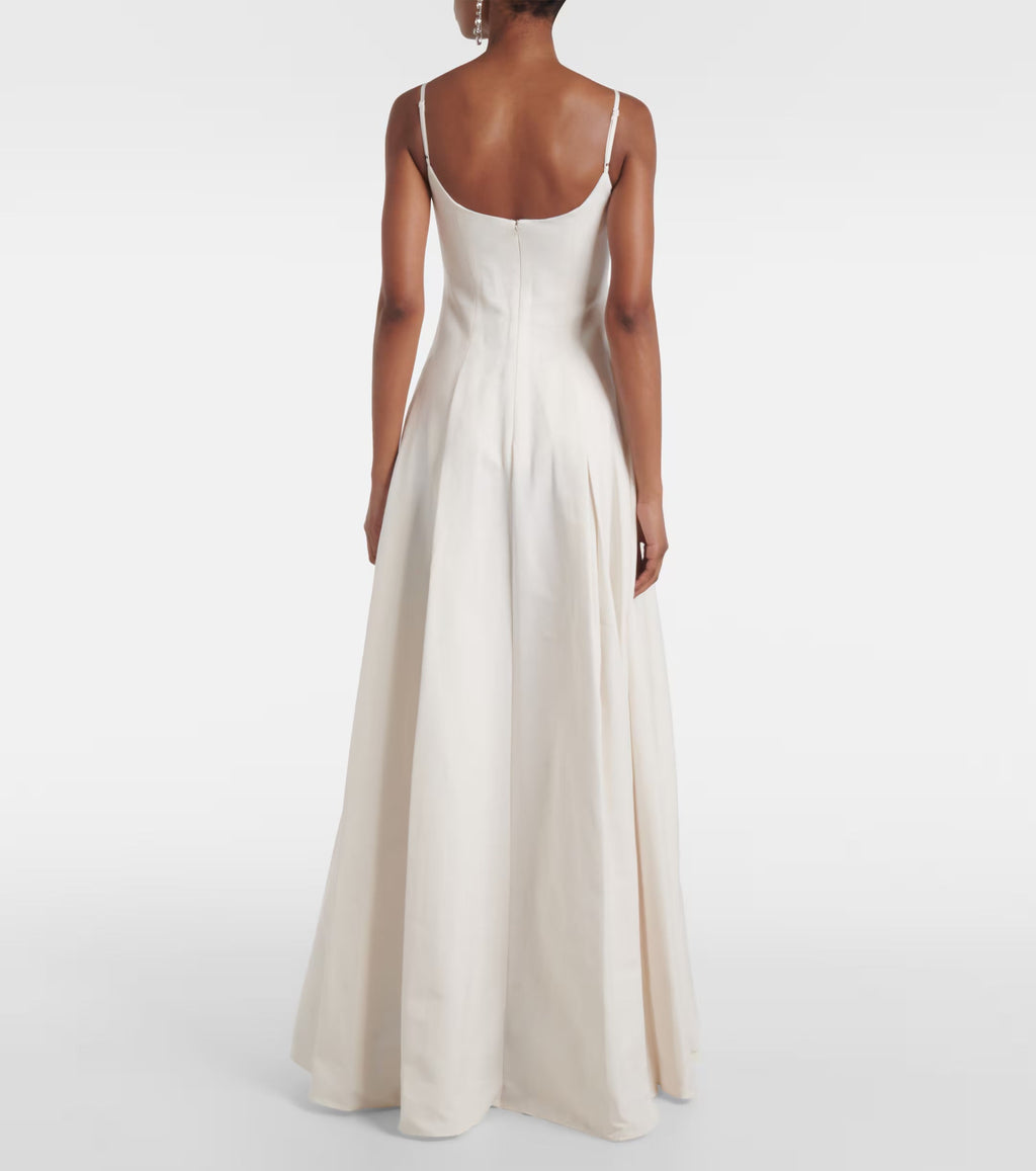 Staud Bridal Joy Cotton-Blend Maxi Dress