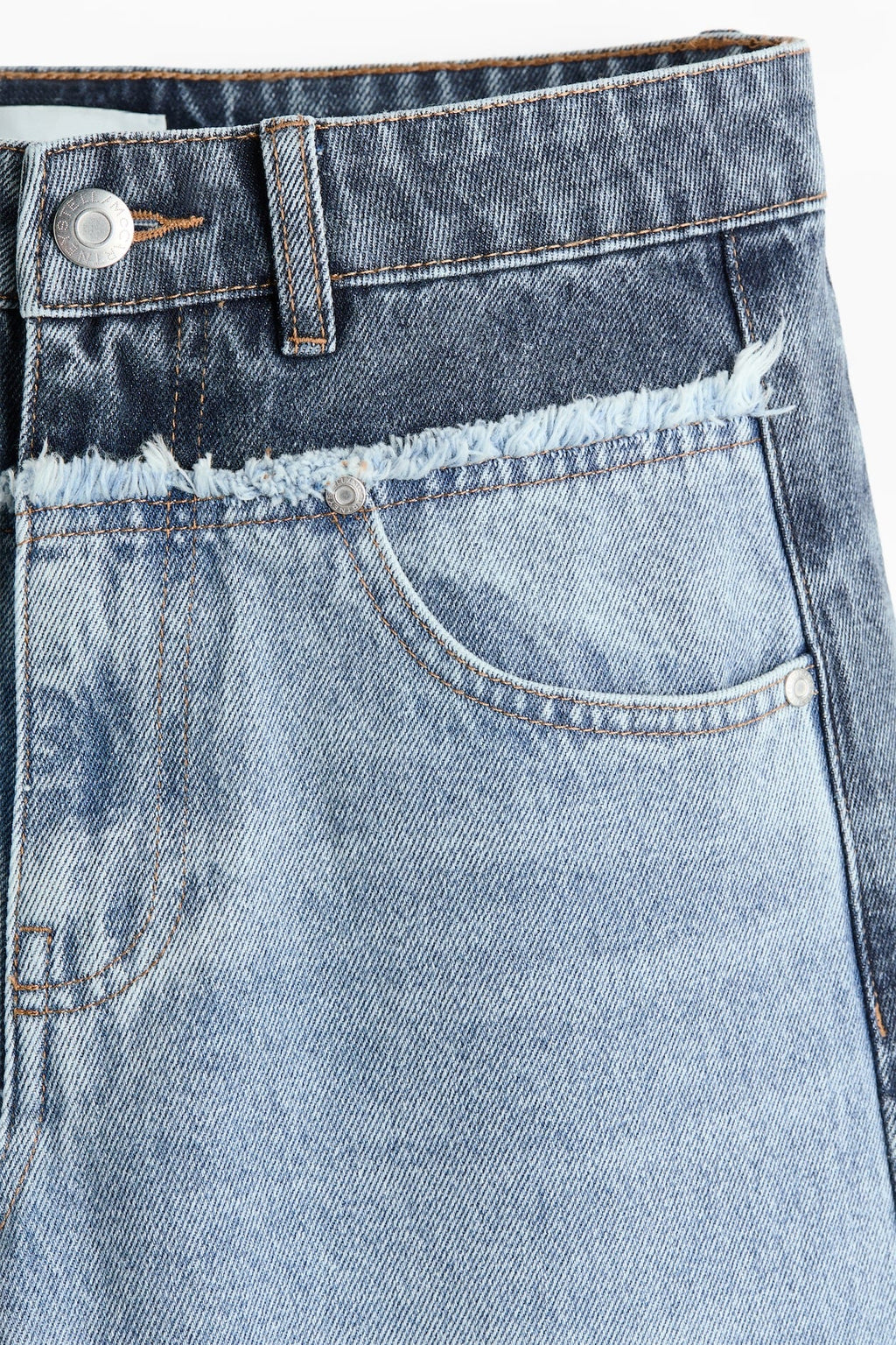 Stella McCartney x H&M Two-Tone Wide-Leg Jeans