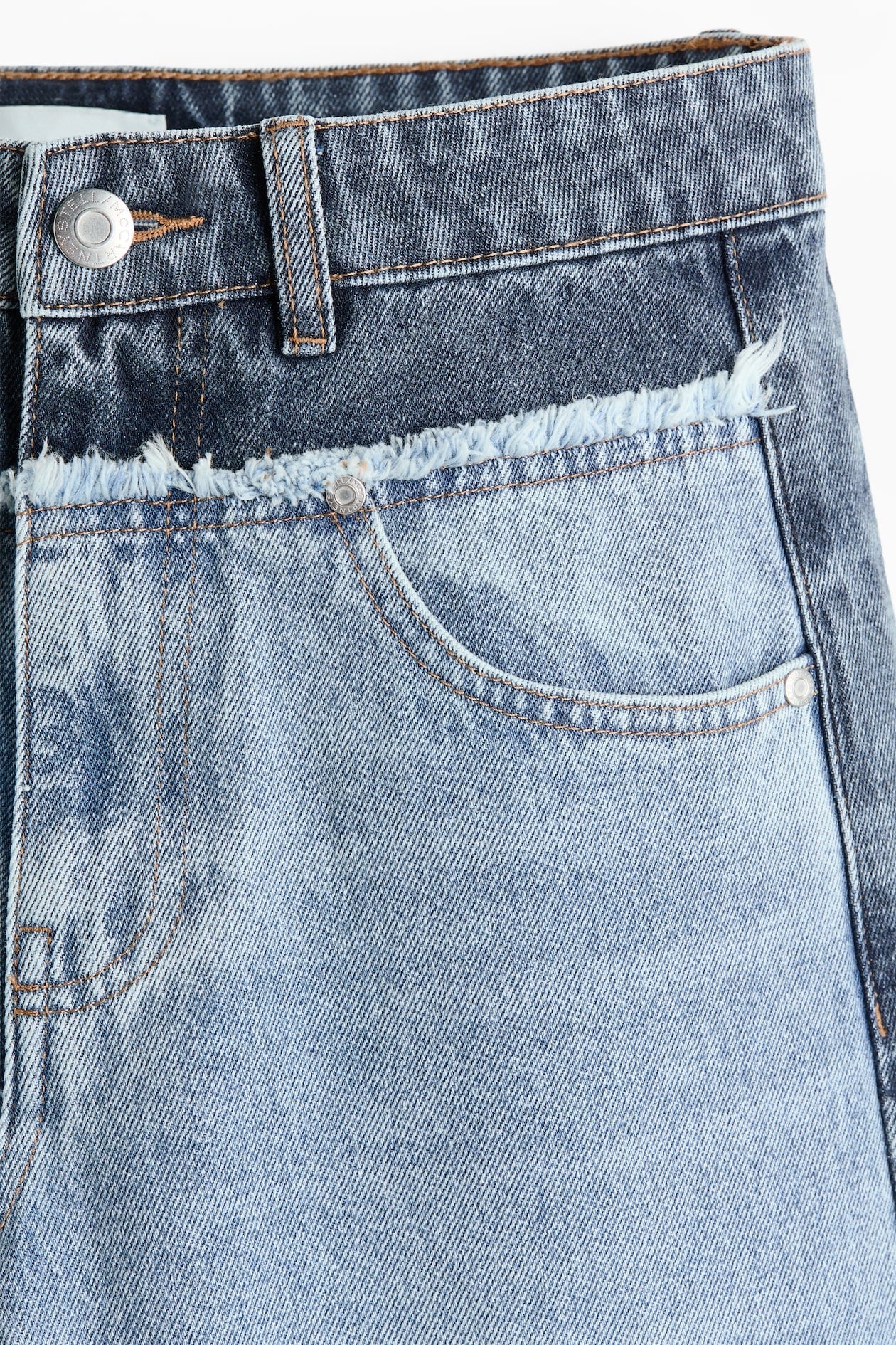 Stella McCartney x H&M Two-Tone Wide-Leg Jeans