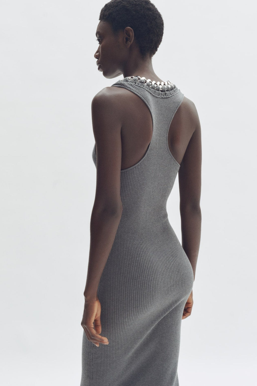 Stella McCartney x H&M Chain-Trim Ribbed Dress