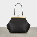 Coach Kisslock Large Frame Bag in Black