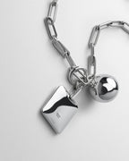 Phoebe Philo Jangle Necklace in Silver