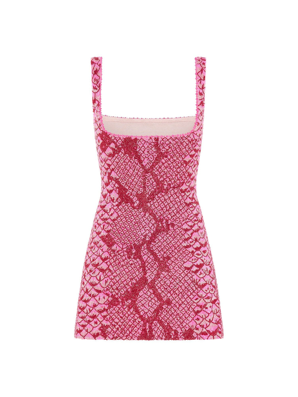 Clio Peppiatt Medusa Mini Dress in Pink