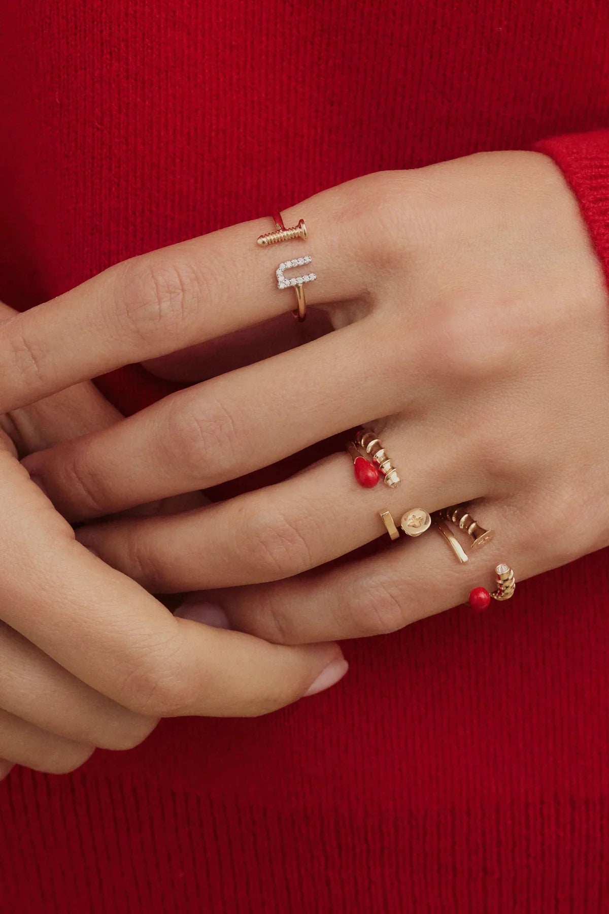 Match Stack Ring, 14K Yellow Gold