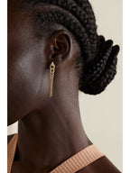 Convertible Diamond Earrings, 18K Gold