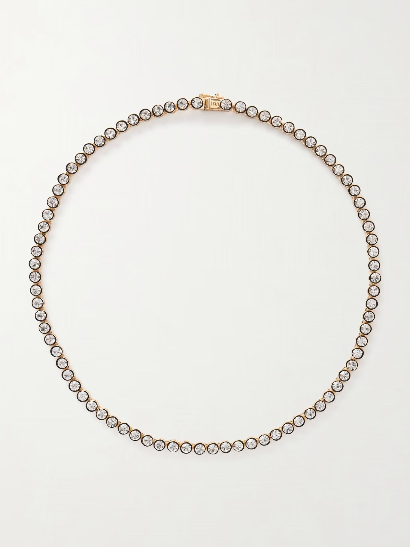 Roxanne Assoulin The Royal Gold-Tone Cubic Zirconia Tennis Necklace