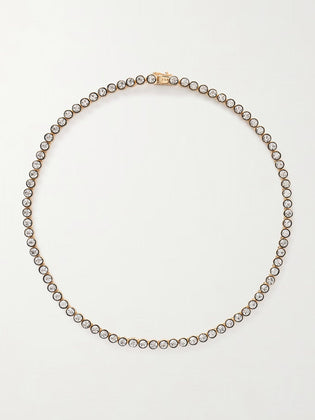 Roxanne Assoulin The Royal Gold-Tone Cubic Zirconia Tennis Necklace