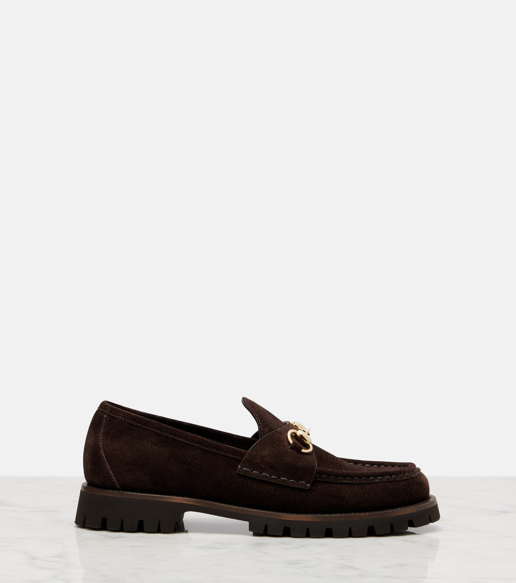 Sylke Horsebit Suede Loafers