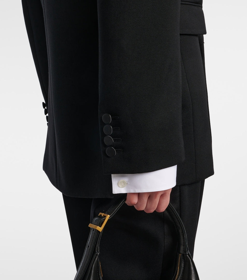 Saint Laurent Double-Breasted Tuxedo Blazer