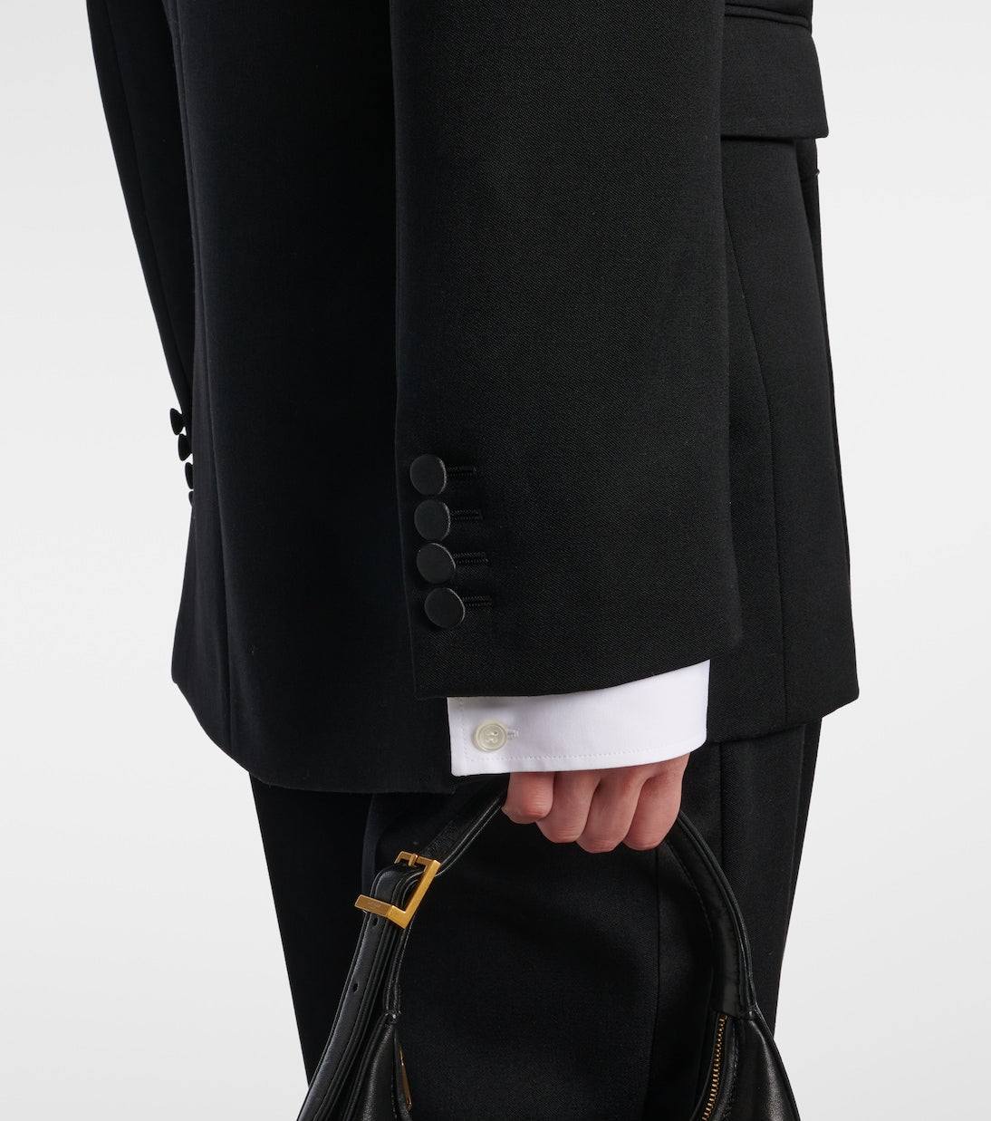 Saint Laurent Double-Breasted Tuxedo Blazer