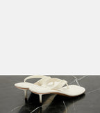 Bottega Veneta Sampieri Thong Sandals – White