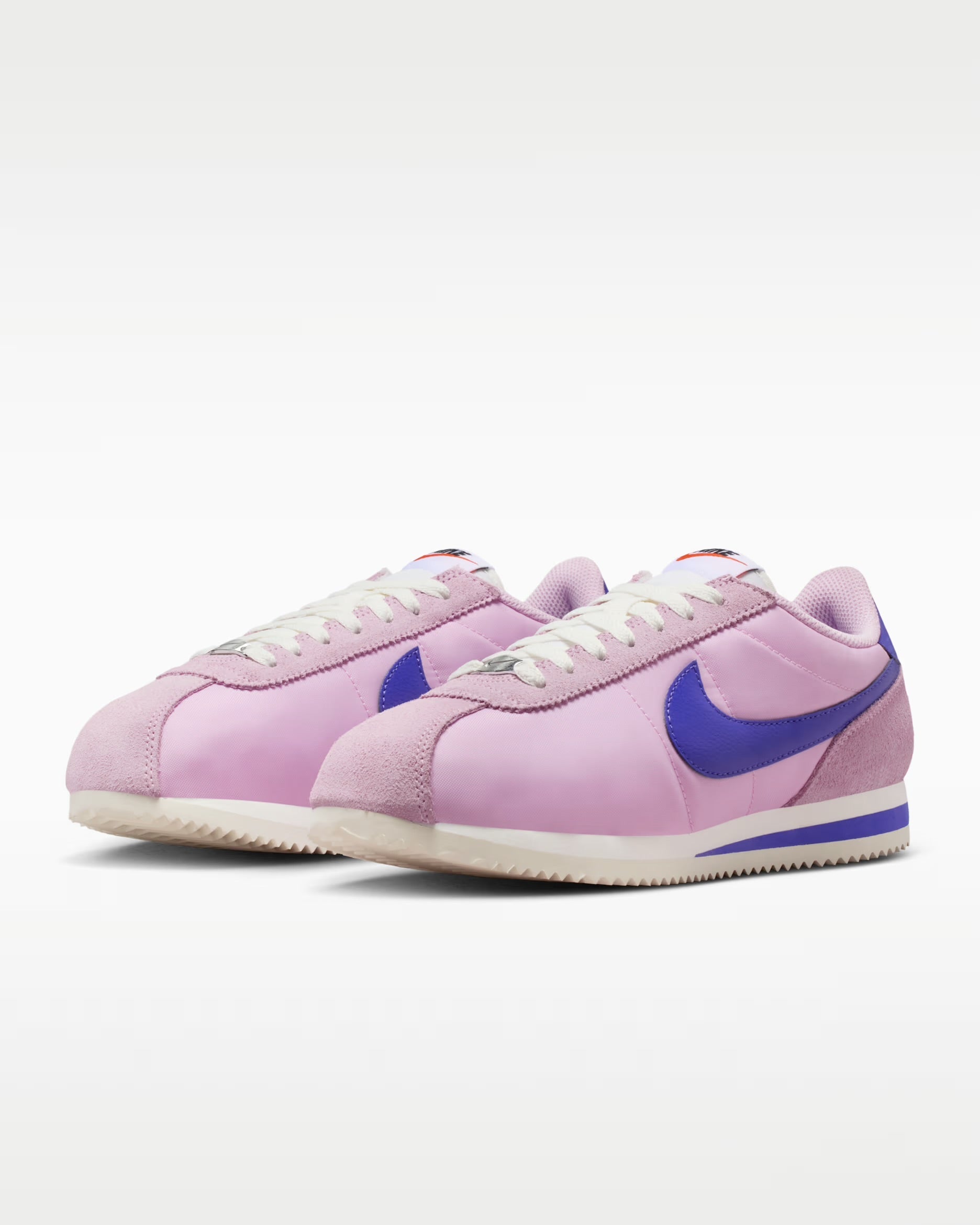 Nike Cortez Textile Trainers – Light Arctic Pink / Sail / Paramount Blue