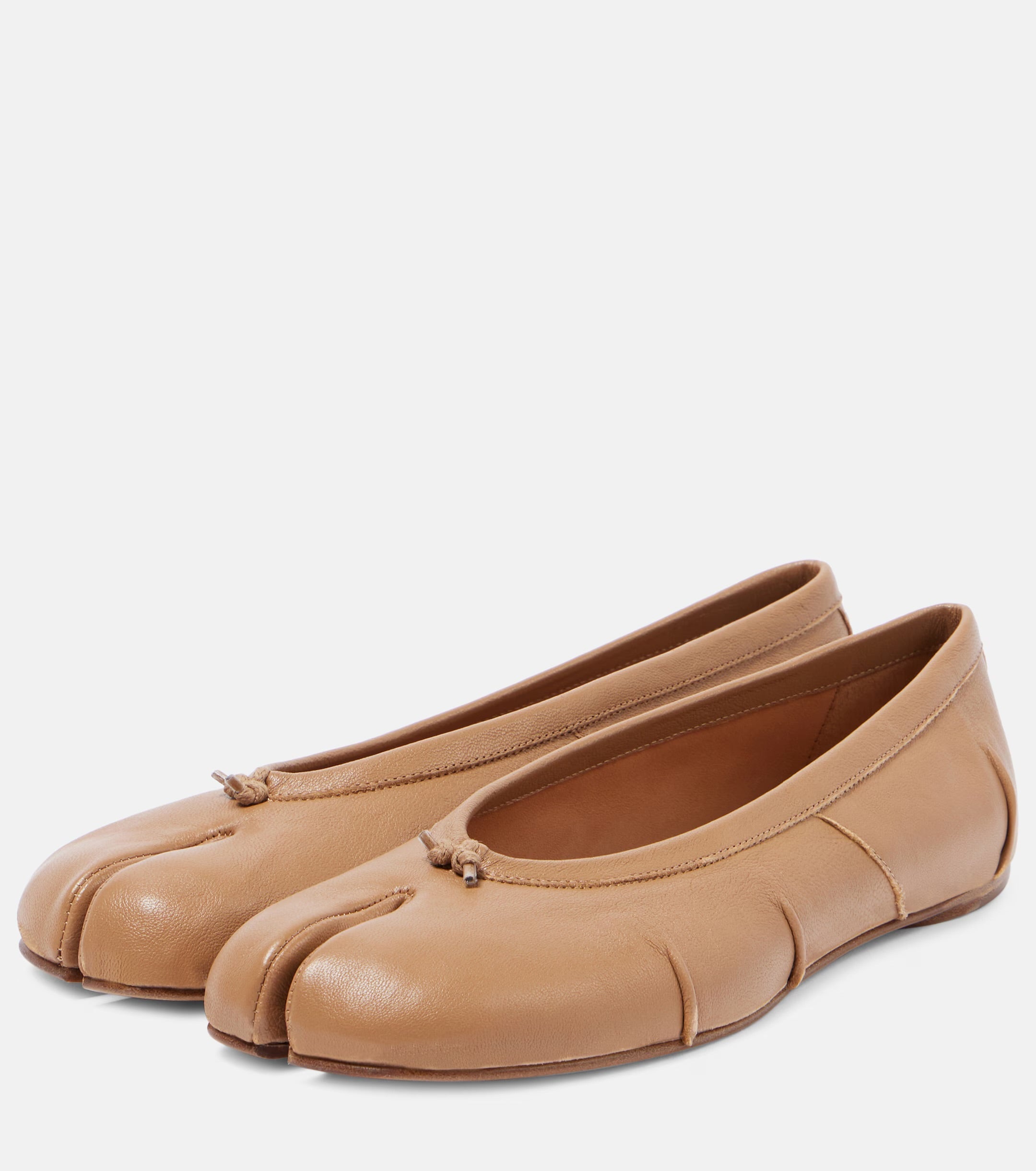 Maison Margiela Tabi Leather Ballet Flats