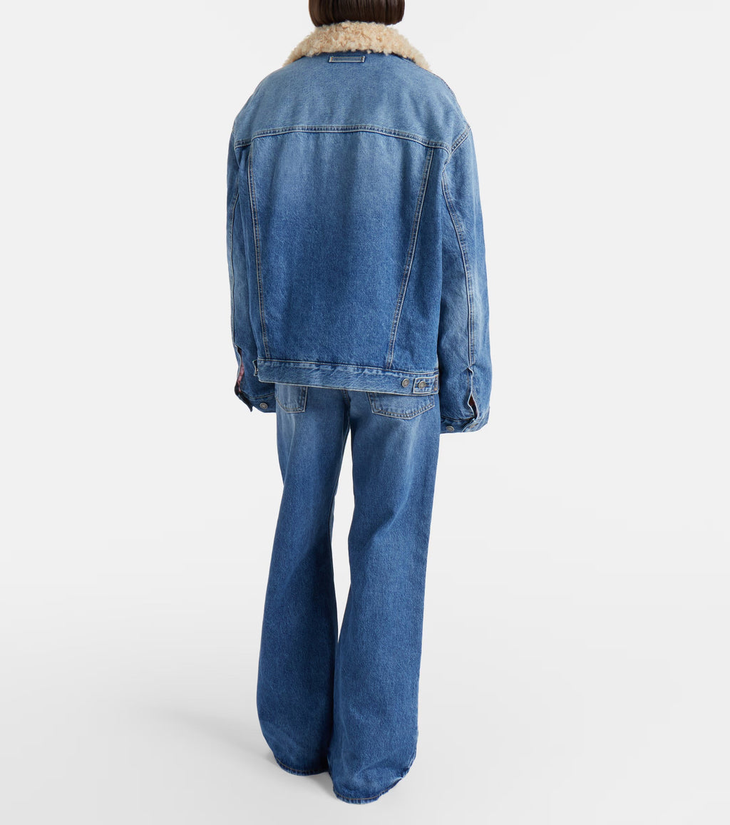 Acne Studios High Waist Wide-Leg Jeans