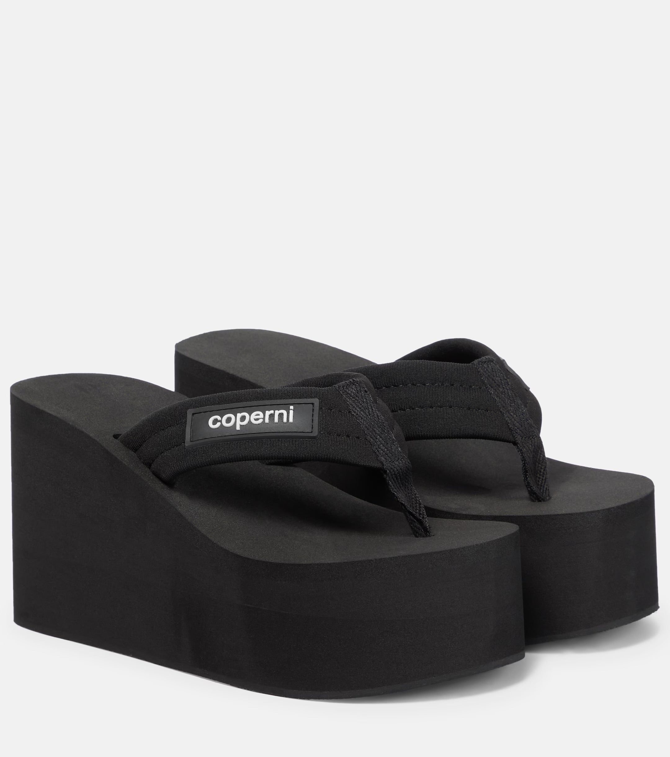 Coperni Platform Thong Sandals – Black