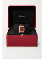 Cartier Tank Louis Cartier 35.5mm 18-Karat Gold and Alligator Watch
