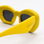 Inflated Sunglasses in Yellow