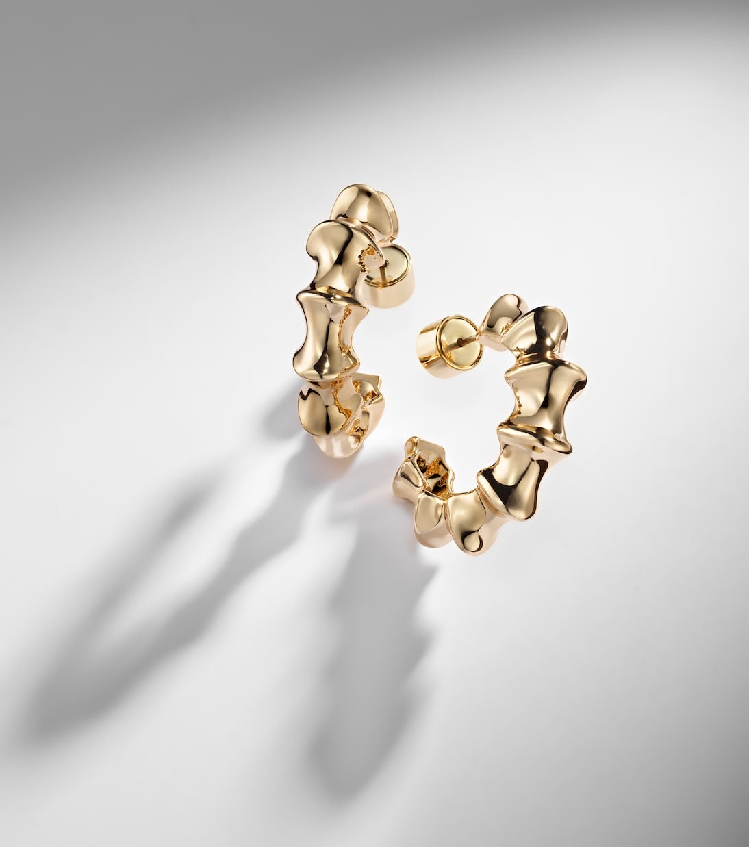 Murphy Mini Gold-Plated Hoop Earrings
