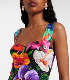 Dolce & Gabbana Floral Cotton Minidress – Multicolour