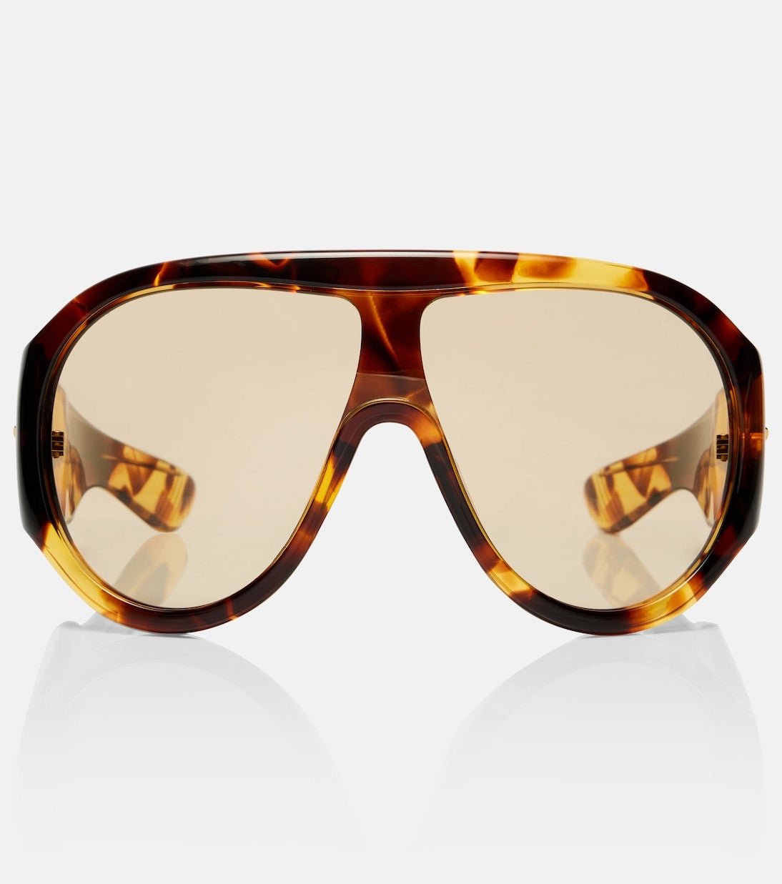 Bottega Veneta Fashion Sow Oversized Mask Sunglasses