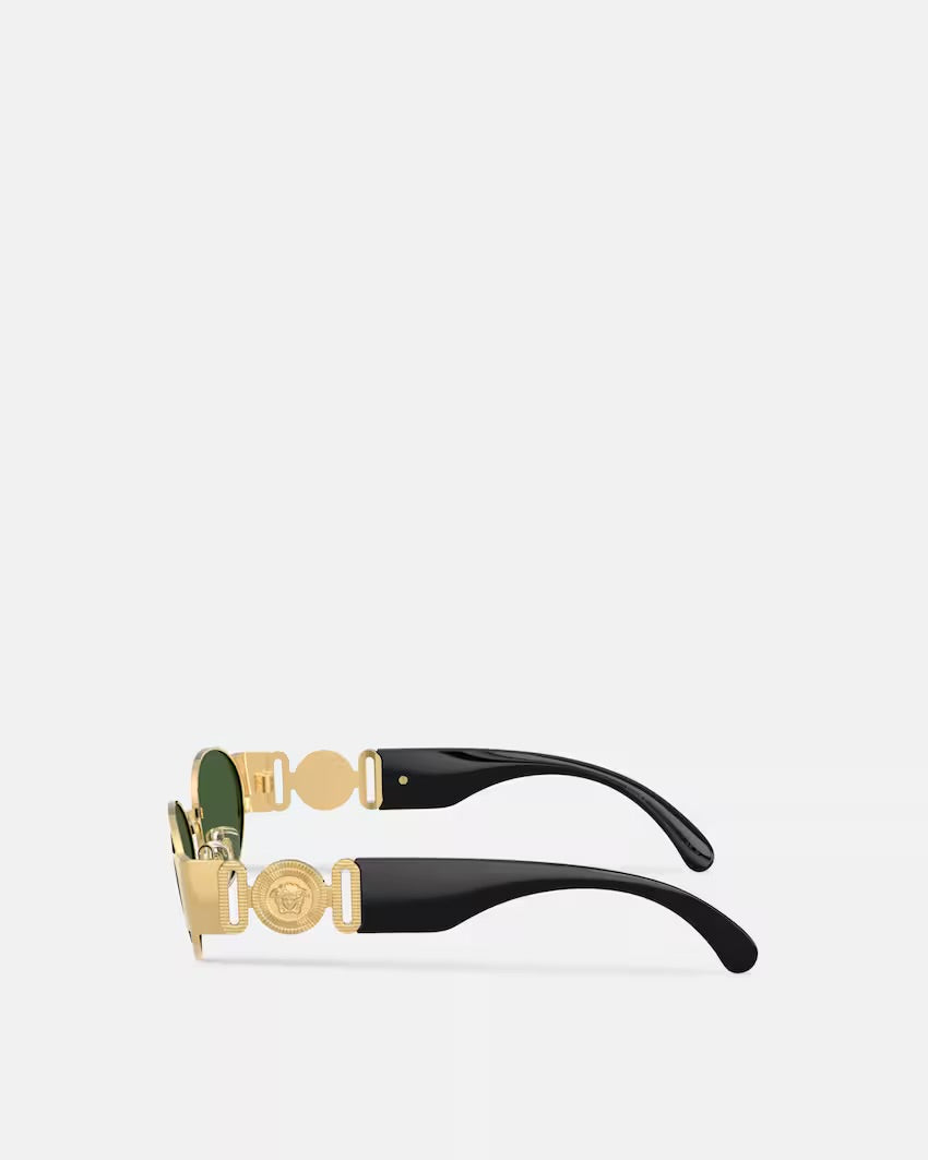 Versace Medusa Biggie Sunglasses – Black & Gold