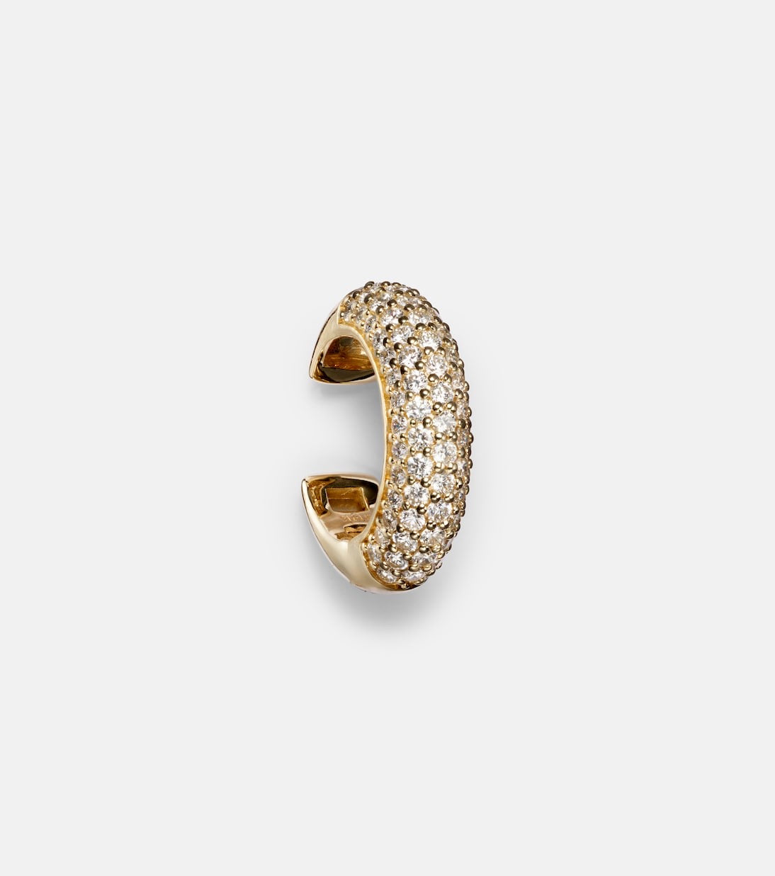 Stone and Strand 14kt Gold Ear Cuff With Diamonds