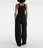 Jacquemus Ovalo Wide-Leg Pants