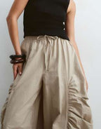 ARRANGE Ruched Barrel Utility Balloon Pant