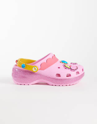 Crocs Princess Peach Classic Platform Clogs