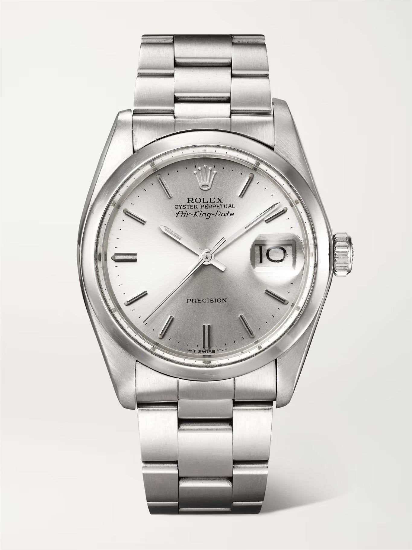 Rolex Vintage Datejust Perpetual Air-King Date 34mm Automatic Stainless Steel Watch