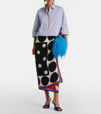 Dries Van Noten Blossom Small Leather-Trimmed Crossbody Bag