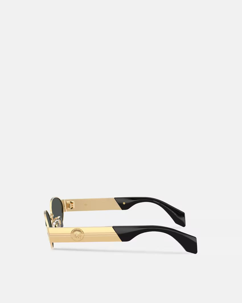 Versace Maverick Sunglasses – Black & Gold