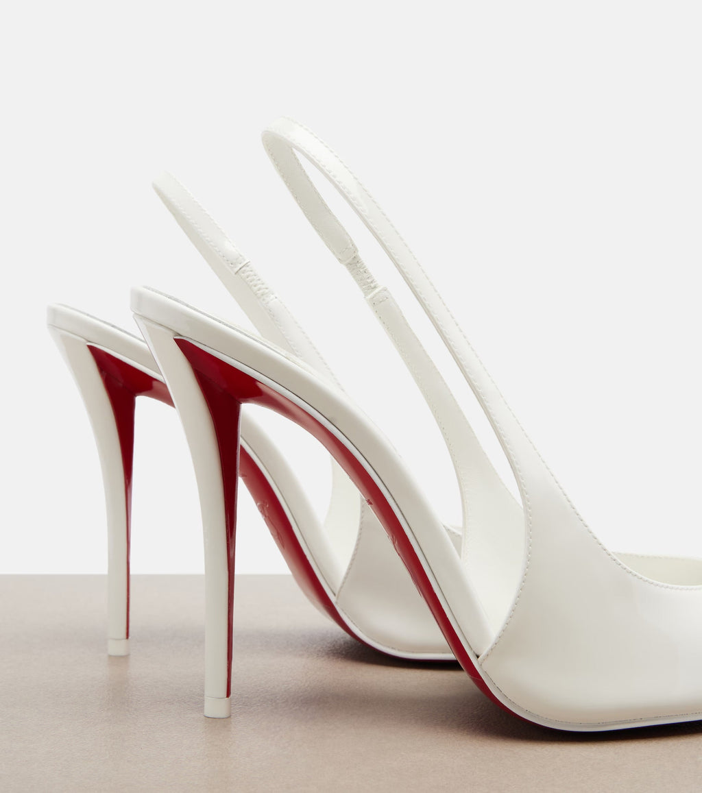 Christian Louboutin Miss Z Patent Leather Slingback Pumps