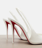 Christian Louboutin Miss Z Patent Leather Slingback Pumps