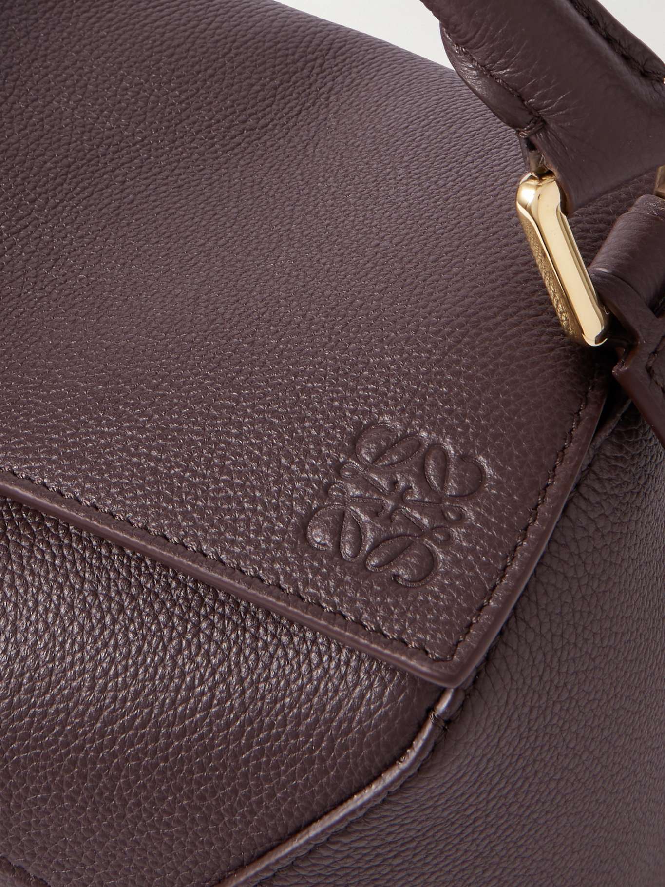 LOEWE Puzzle Edge Small Textured Leather Shoulder Bag