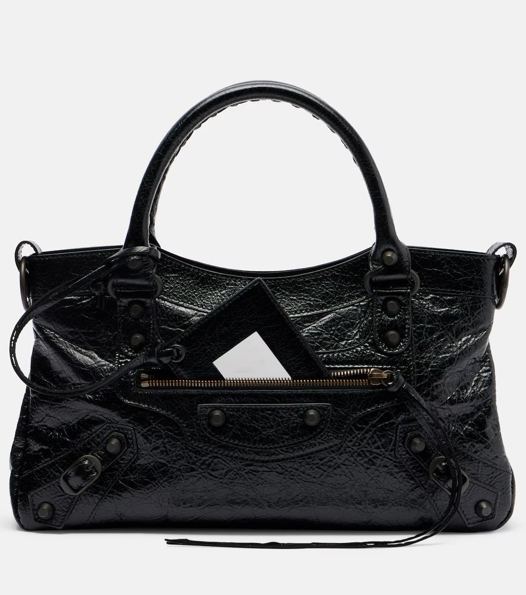 Balenciaga Le City Small Leather Top-Handle Bag