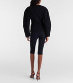Jacquemus High-Rise Capri Pants in Black