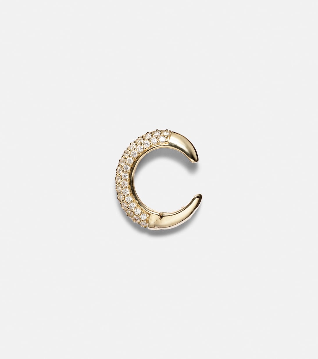 Stone and Strand 14kt Gold Ear Cuff With Diamonds