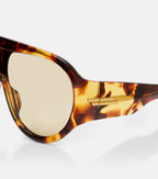 Bottega Veneta Fashion Sow Oversized Mask Sunglasses