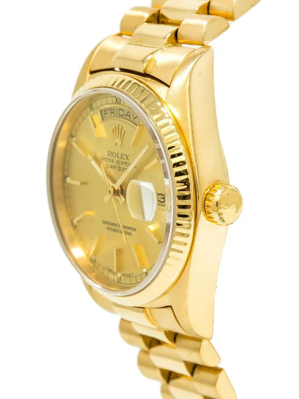 Rolex Day-Date 36 in Yellow Gold with Champagne Dial