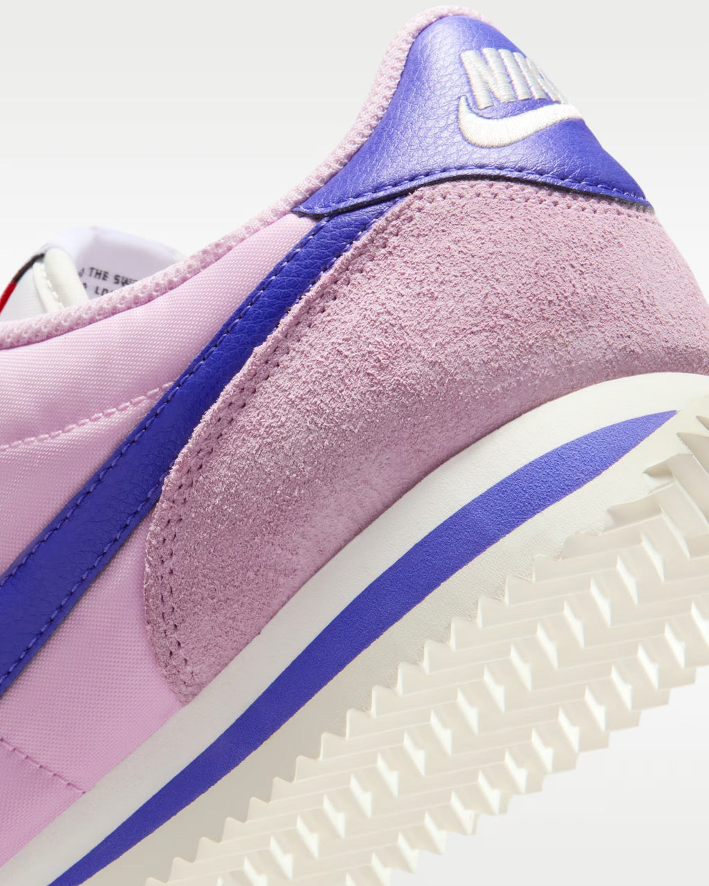 Nike Cortez Textile Trainers – Light Arctic Pink / Sail / Paramount Blue
